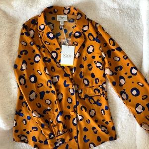 Phillip Lim target leopard blazer size XS